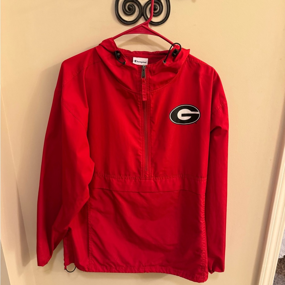 Men’s Cahmpion Georgia windbreaker sz medium